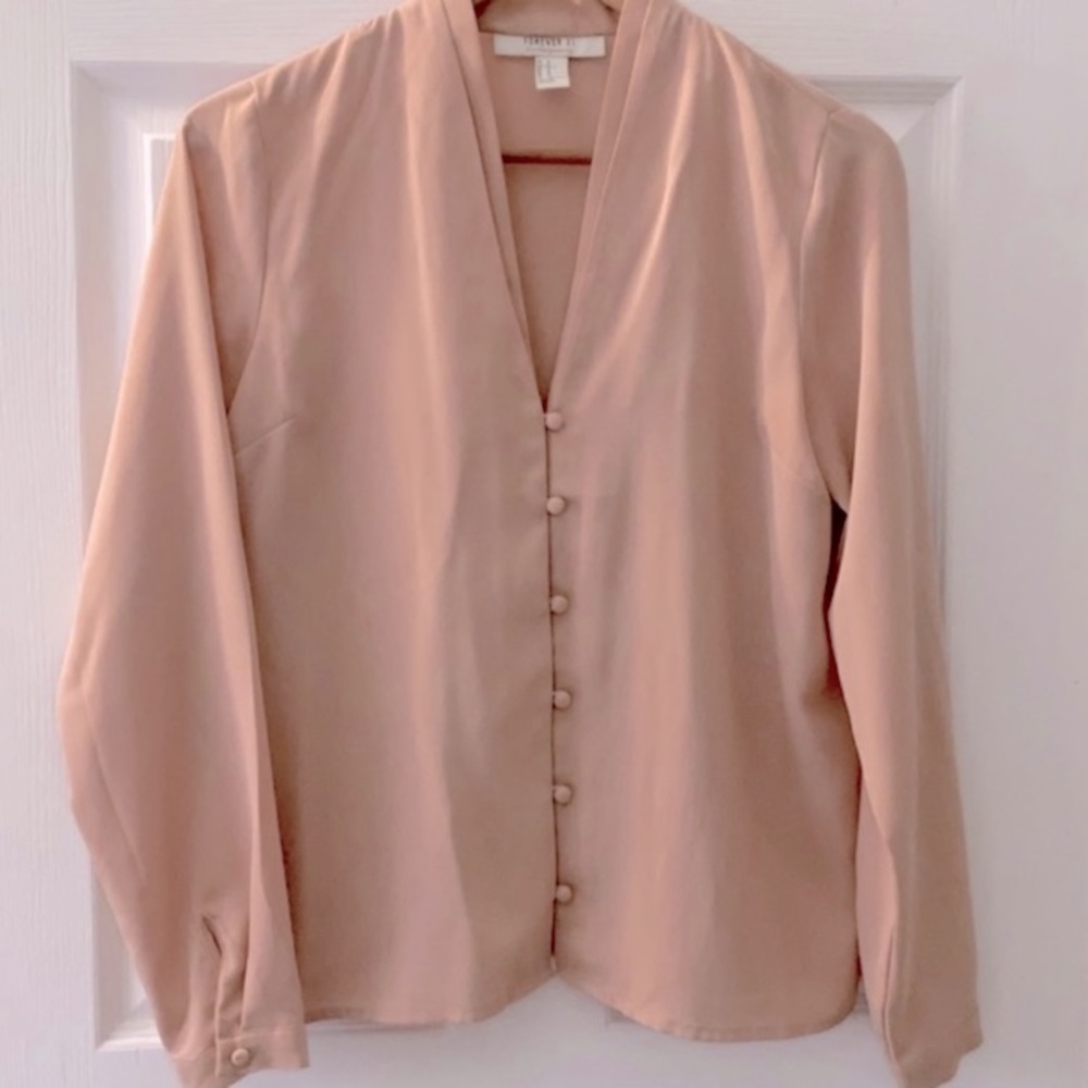 FOREVER 21 Blush Pink Top